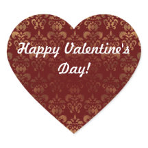 赤いハートバレンタインデー