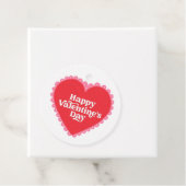 赤いハートバレンタインデー フェイバータグ (インサイチュ)