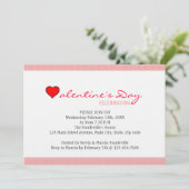 赤いハートバレンタインデー 招待状 (スタンド正面)