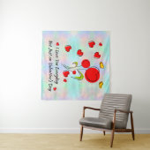 赤いハートバレンタイン タペストリー (インサイチュ(横))