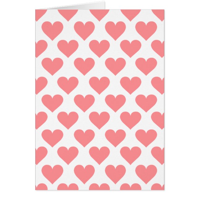 赤いハートパターン (正面)