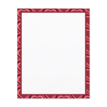 赤いハートパターン