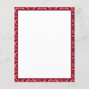 赤いハートパターン