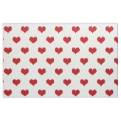 赤いハートパターン ファブリック (ファットクウォーター)