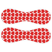 赤いハートパターン、ロマンチック、愛 ソフトボール (パネル)