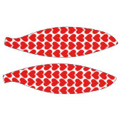 赤いハートパターン、ロマンチック、愛 バスケットボール (パネル)