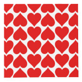 赤いハートパターン、ロマンチック、愛 フォトキューブ (正面)