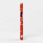 赤いハートパターン Case-Mate iPhoneケース (裏面/右)