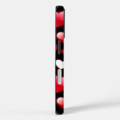 赤いハートパターン Case-Mate iPhoneケース (裏面 / 右)