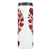 赤いハートビッグ・ラブ・ヴァレンティネス・デイ タンブラー (裏面)