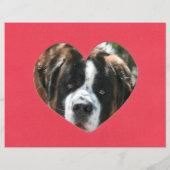 赤いハートフォトフレーム (裏面)