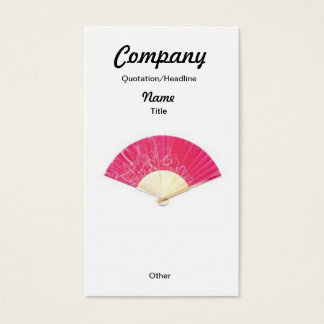 赤いハートフカスタムァンのイヤリング/名刺