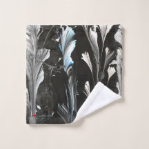 赤いハートミニマルホワイトブラックブルーオリジナルガーデン