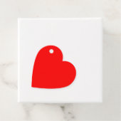 赤いハートメッセージカード フェイバータグ (インサイチュ)