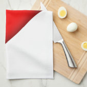 赤いハートラブ キッチンタオル (四つ折り)