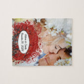 赤いハートリーフツリー ジグソーパズル (横)