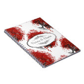 赤いハートリーフツリー ノートブック (右側)