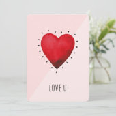 赤いハートロマンスカード シーズンカード (スタンド正面)