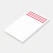 赤いハートロマンチックな愛、バレンタインデー ポストイット (アングル)