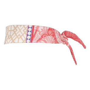 赤いハート付きカード タイヘッドバンド