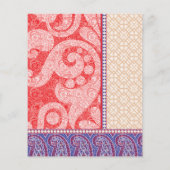 赤いハート付きカード チラシ (裏面)