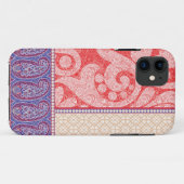 赤いハート付きカード Case-Mate iPhoneケース (裏面(横))