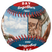 赤いハート初のバレンタインデー2枚の写真 ソフトボール (正面)