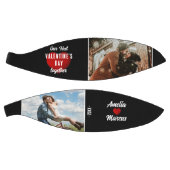 赤いハート初のバレンタインデー2枚の写真 バスケットボール (パネル)