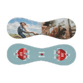 赤いハート初のバレンタインデー2枚の写真 野球ボール (パネル)