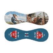 赤いハート初のバレンタインデー2枚B 野球ボール (パネル)