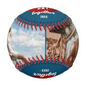 赤いハート初のバレンタインデー2枚B 野球ボール (正面)