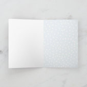 赤いハート名前をカスタムするロマンチック シーズンカード (内部)