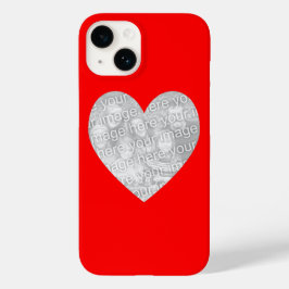 赤いハート型の写真 Case-Mate iPhone 14ケース