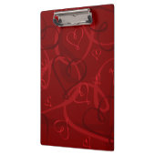 赤いハート型 クリップボード (左)