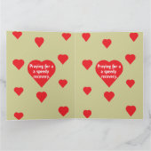 赤いハート心電図がすぐによくなる カード (内部)