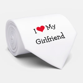 赤いハート愛する彼女 ネクタイ