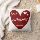 赤いハート最高のガミエバーギフト クッション (ブランケット)