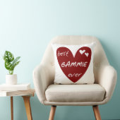 赤いハート最高のガミエバーギフト クッション (椅子)