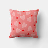 赤いハート枕 クッション (裏面)