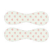 赤いハート柄、かわいい、愛 野球ボール (パネル)