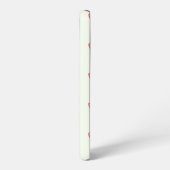 赤いハート柄、かわいい、愛 SAMSUNG GALAXYケース (左側面)