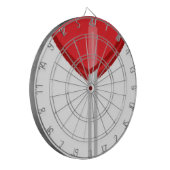 赤いハート棒つきキャンデー ダーツボード (正面左)