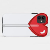 赤いハート棒つきキャンデー Case-Mate iPhoneケース (裏面(横))