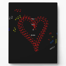 赤いハート楽譜