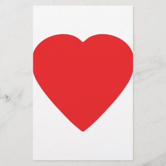 赤いハート標識