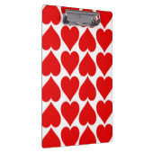 赤いハート模様 クリップボード (右)