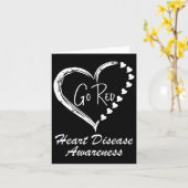 赤いハート病We衣服レッドゴー赤いハート病 カード (黄色い花)