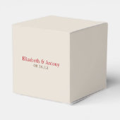 赤いハート秋のラブバード フェイバーボックス (裏面サイド)