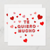 赤いハート紙吹雪テキエロムチョ3dレターズ シーズンカード (正面/裏面)