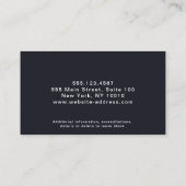 赤いハート聴診器ヘルスケア介護ナース 名刺 (裏面)